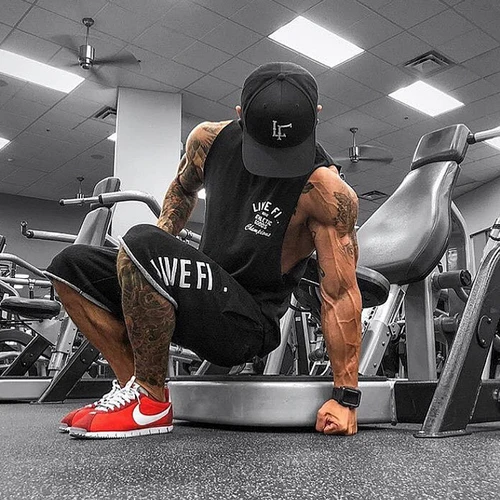 Imagen 2 del producto Camiseta interior de culturismo de algodón para hombre, camisetas sin mangas para gimnasio, camiseta sin mangas para Fitness, camiseta para hombre, ropa de verano, chaleco informal de baloncesto