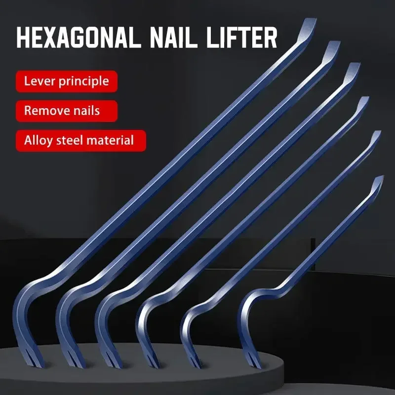 

Heavy duty nail puller, wooden box pry bar, nail remover, pry bar, tapping cap, chisel, car repair tool