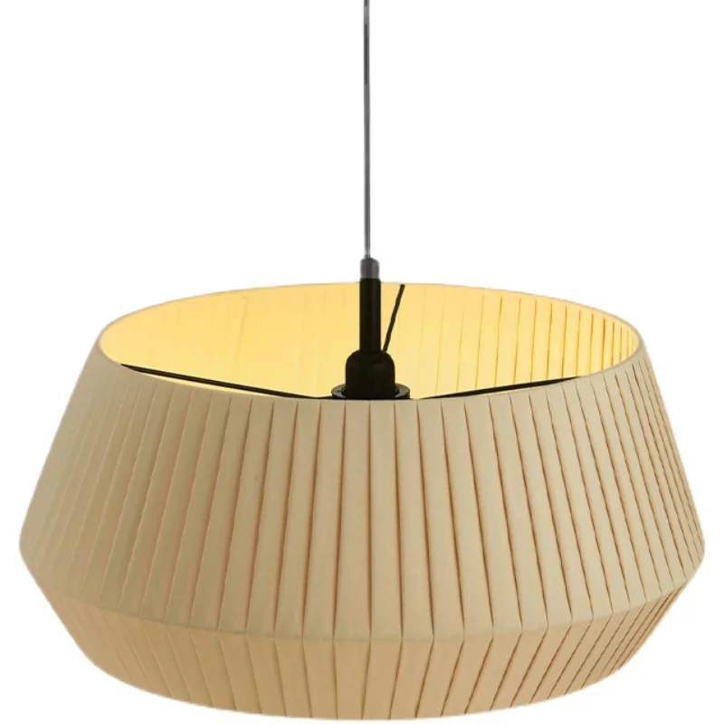 

Japanese pleated creative pleated fabric personality modern minimalist art chandelier bedroom dining room clothing store lamp