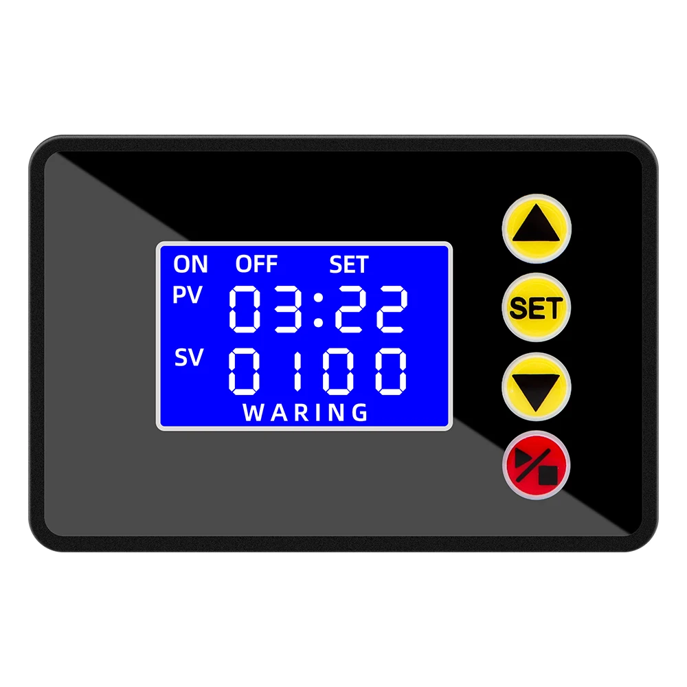 Time Timer Microcomputer Time Controller AC 110-220V DC 12V 24V Hour Counter LCD Digital Display Programmable Timer Timegrapher