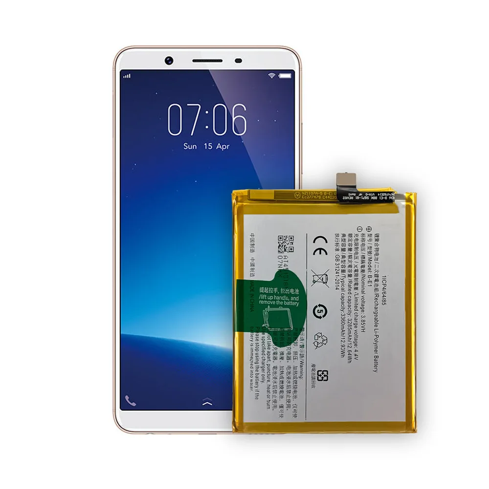 B-E1 교체 배터리, Vivo Y71 Y71i Y73 1801i 1724 하이 퀄리티 휴대폰용, 3360mAh 내장 리튬 배터리