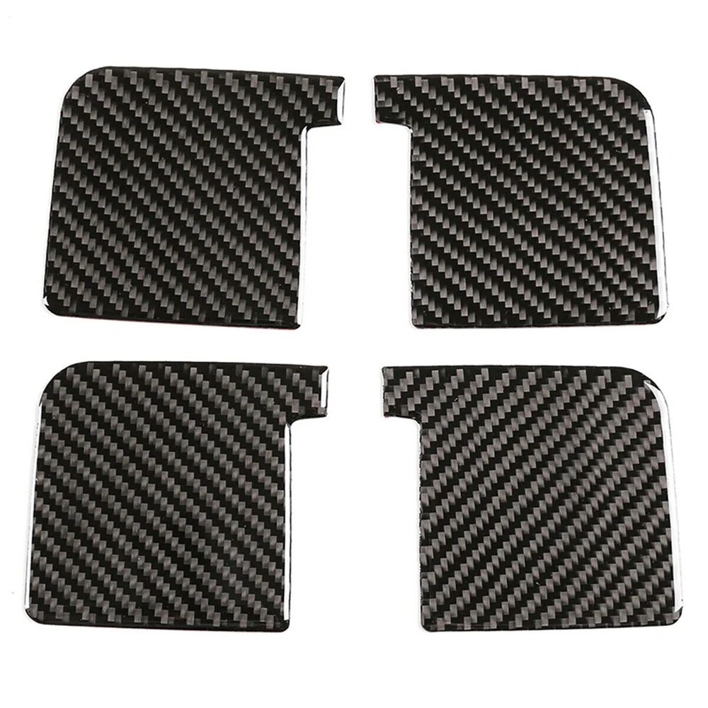 Carbon Fiber Inner Door Bowl Cover Trim Sticker for Toyota Tundra- 2014 2015 2016 2017 2017 2018 2019 2020 2021,