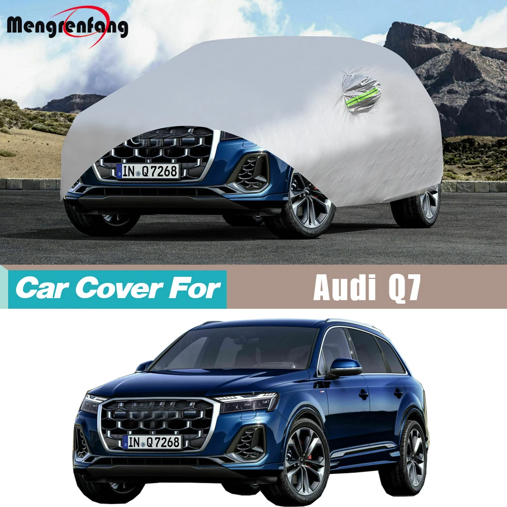 

Full Car Cover For Audi Q7 2006-2026 Outdoor Sun Rain Snow Dust Wind Protection Auto Cover