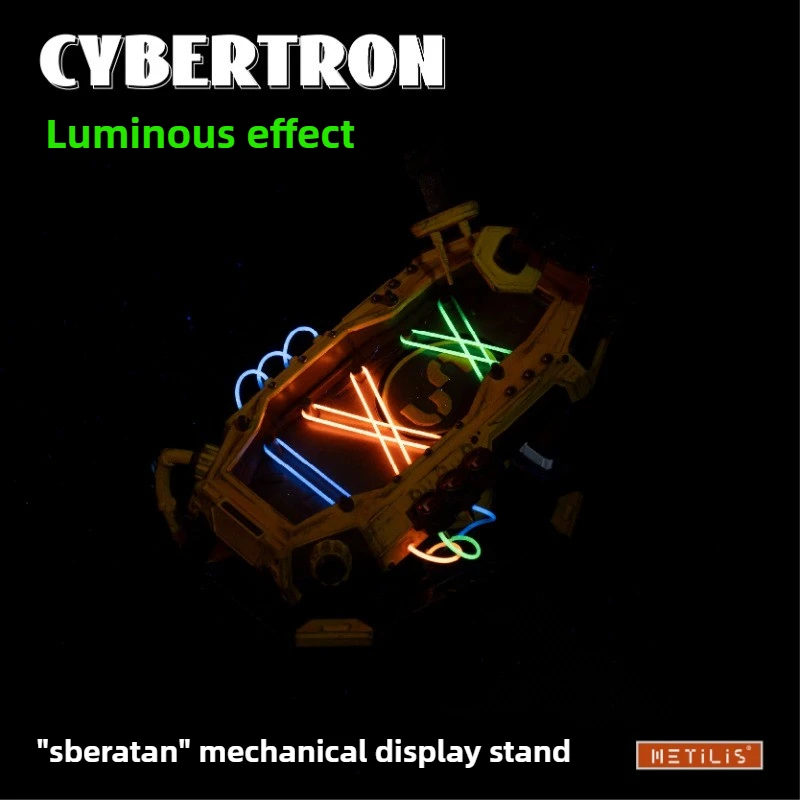 METILIS サイバトロン EDC メカニカルメタル指先プッシュカードディスプレイスタンドデスクトップおもちゃ