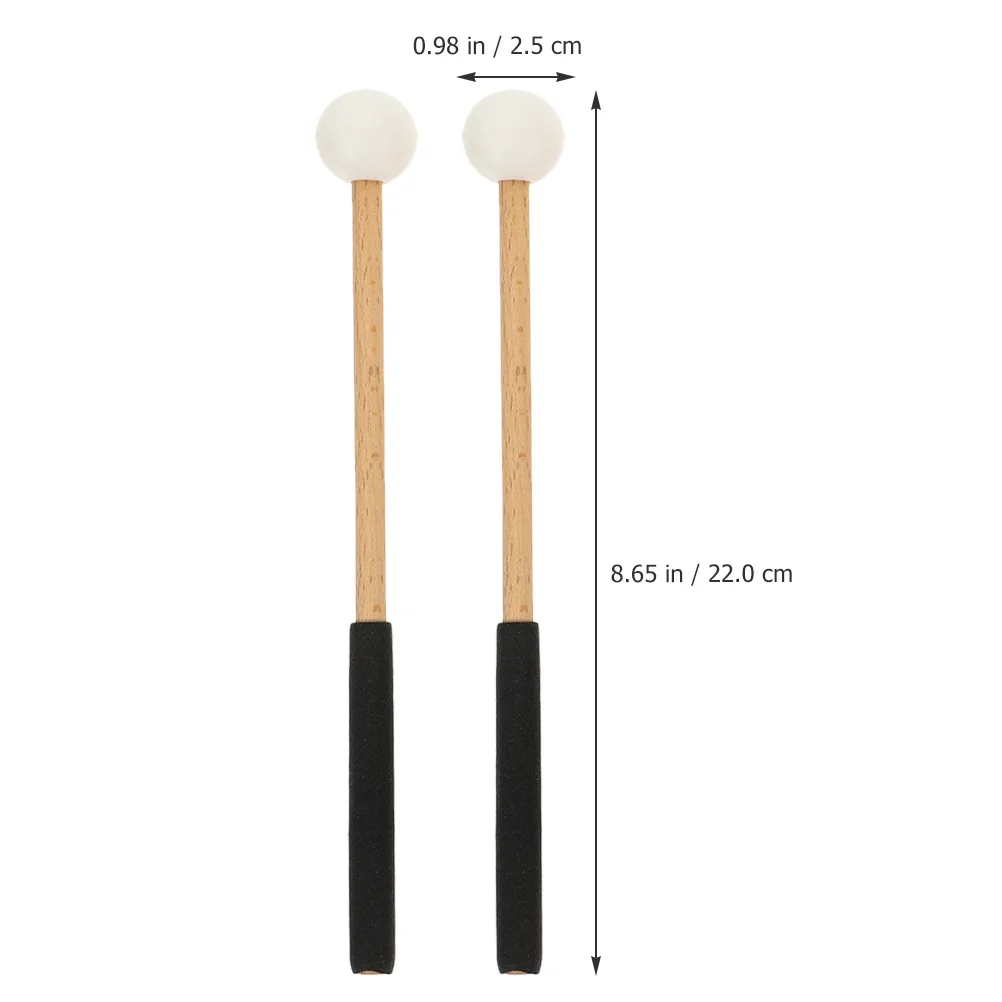 مطارق الماريمبا المطاطية الخشبية لأدوات قرع طبل اللسان تصميم جدار الطوب الأحمر أداء متين للمسرح