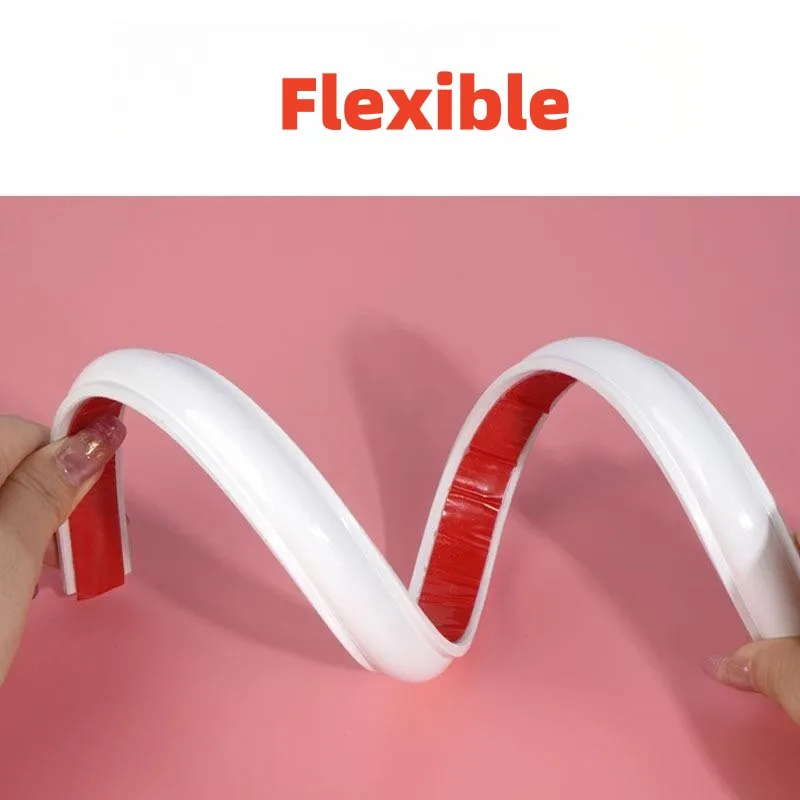 Home Decoration Self-Adhesive PVC Wall Decor Strip Background Wall Molding Line Frame Mirror Baseboard Ceiling Trim Line