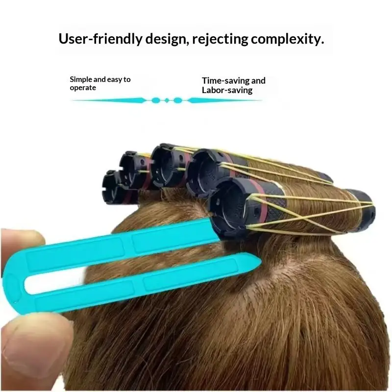 10pcs U-shape Hair Perm Insulation Clips Multipurpose Strong Hold Heat Resistance Hair Volume Clips For Salon Home Styling Tools