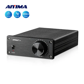 AIYIMA A07 TPA3255 전력 증폭기 300Wx2 클래스 D 스테레오 2.0 디지털 오디오 앰프 HiFi 사운드 앰프 홈 스피커 Amplificador