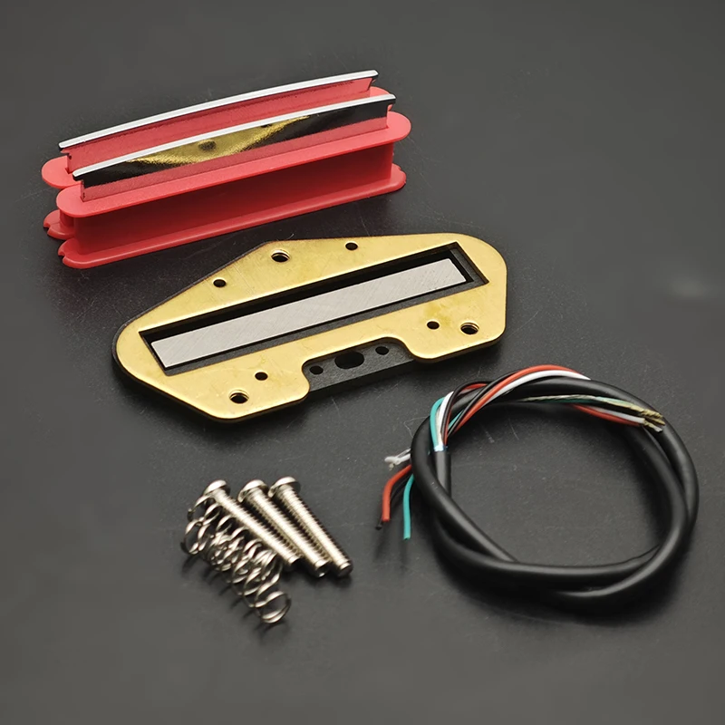 

Alnico 2/5 TL Bridge Humbucker Pickup Kits- Plastic Bobbin/ Blade Pole Piece/Fiber/Brass Base for TL Guitar [Pickup DIY Kits]