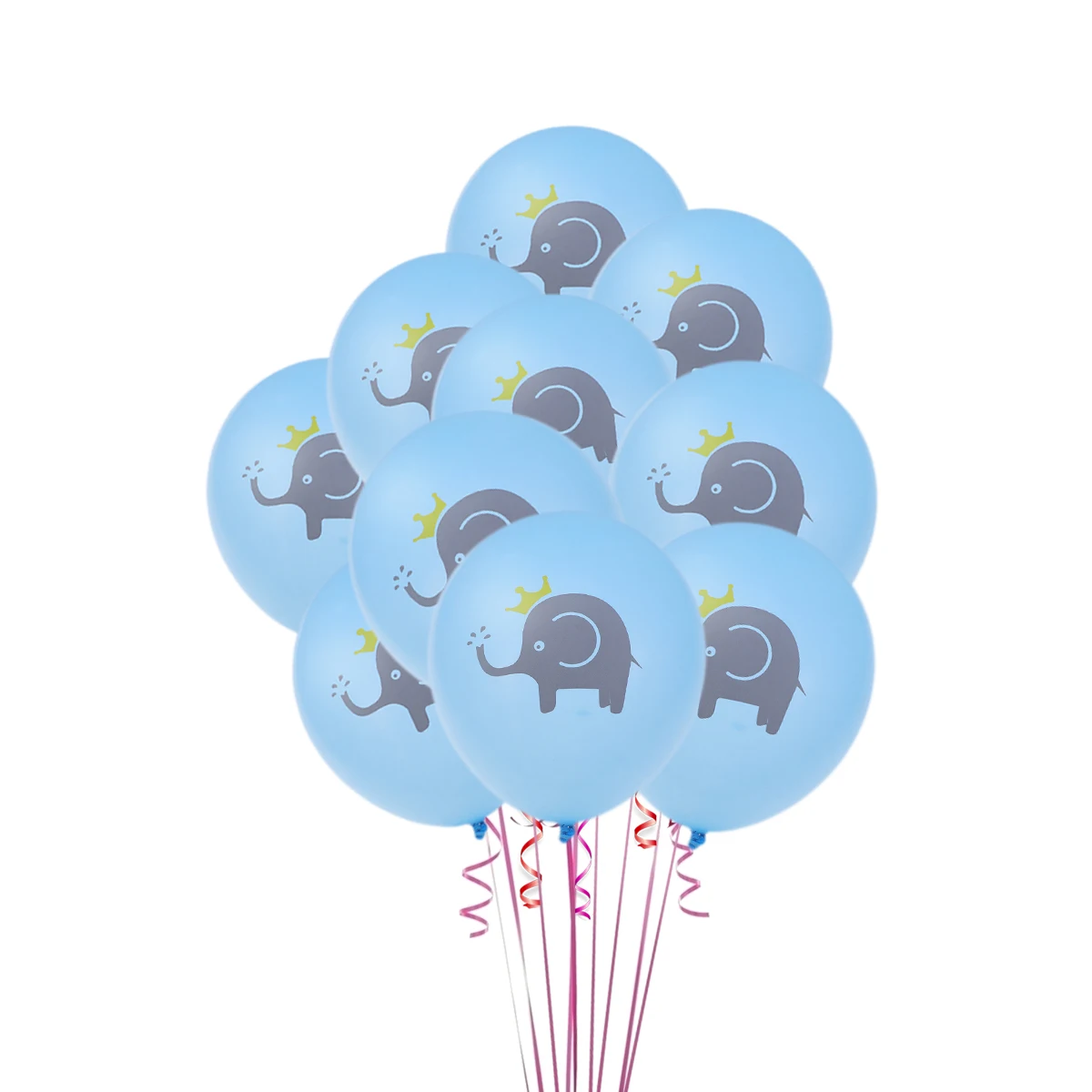 

10 PCS Cartoon Balloons Party Decoration Supplies Decorative Items Animal Elephant
