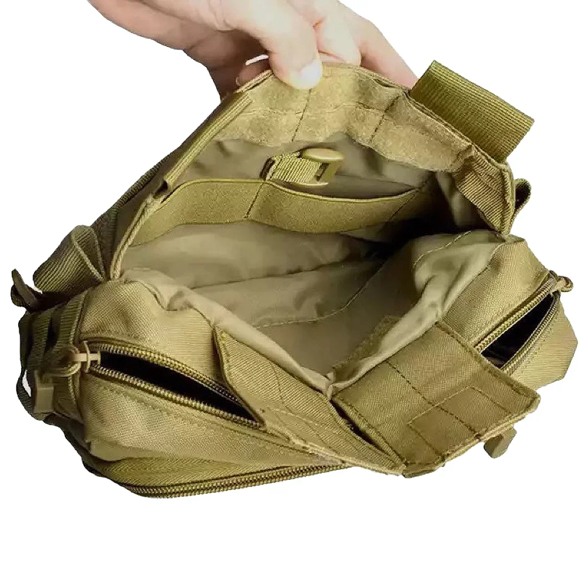 Tactical 2 Banger Bag Messenger Range Bags Carryall AR M4 Magazine Pouch Crossbody Shooting Hunting Gear Nylon Pistol Glock Bag