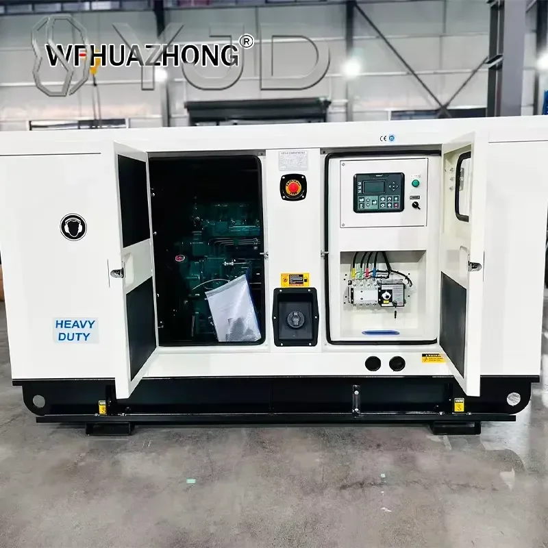 Fuel Efficient 60kW Three-phase Ricardo Silent Diesel Generator Set Large Fuel Tank ATS Smart Digital Controller Mining