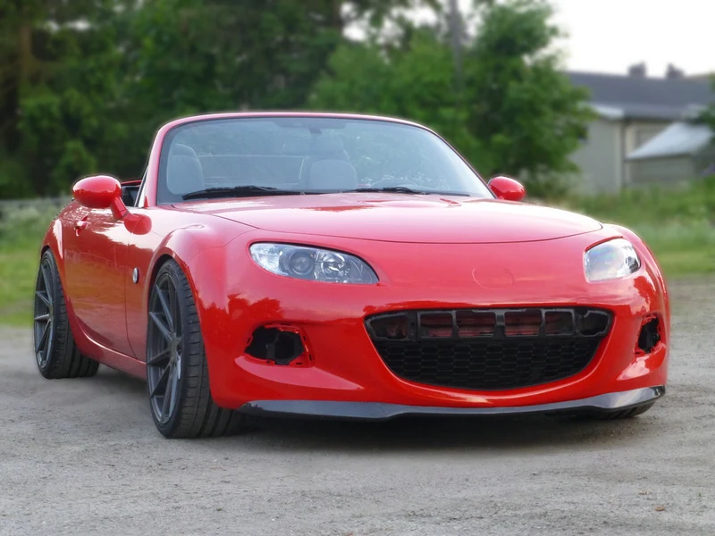 

suitable for For MX5 Roaster Miata NC (Fits NC3 Only) Carbon Club Style Front Bumper Diffuser Splitter Lip