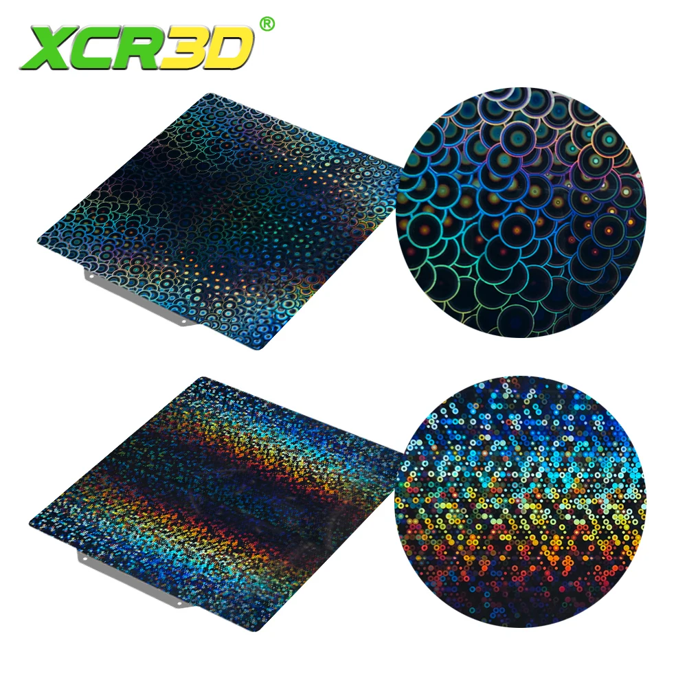 

XCR3D High Quality 257x257 180x180 PEI Spring Steel Sheet Ender3 3d Printer Heated Bed 3d Printer Heated Bed Smooth Coated