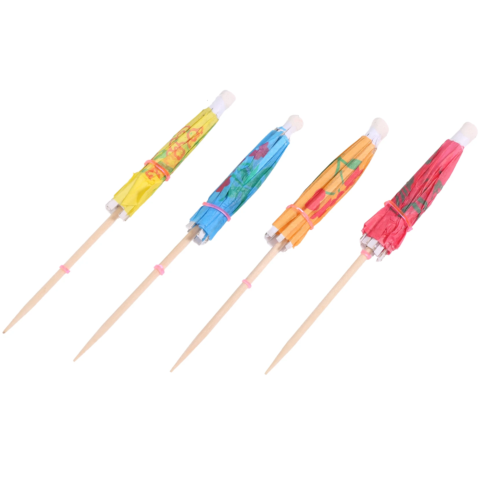 A98U 144Pcs Cocktail Umbrella for Drink&Food, Decorative Toothpicks for Party,Hotel, Restaurant,Tiki Bar,Hawaiian Party