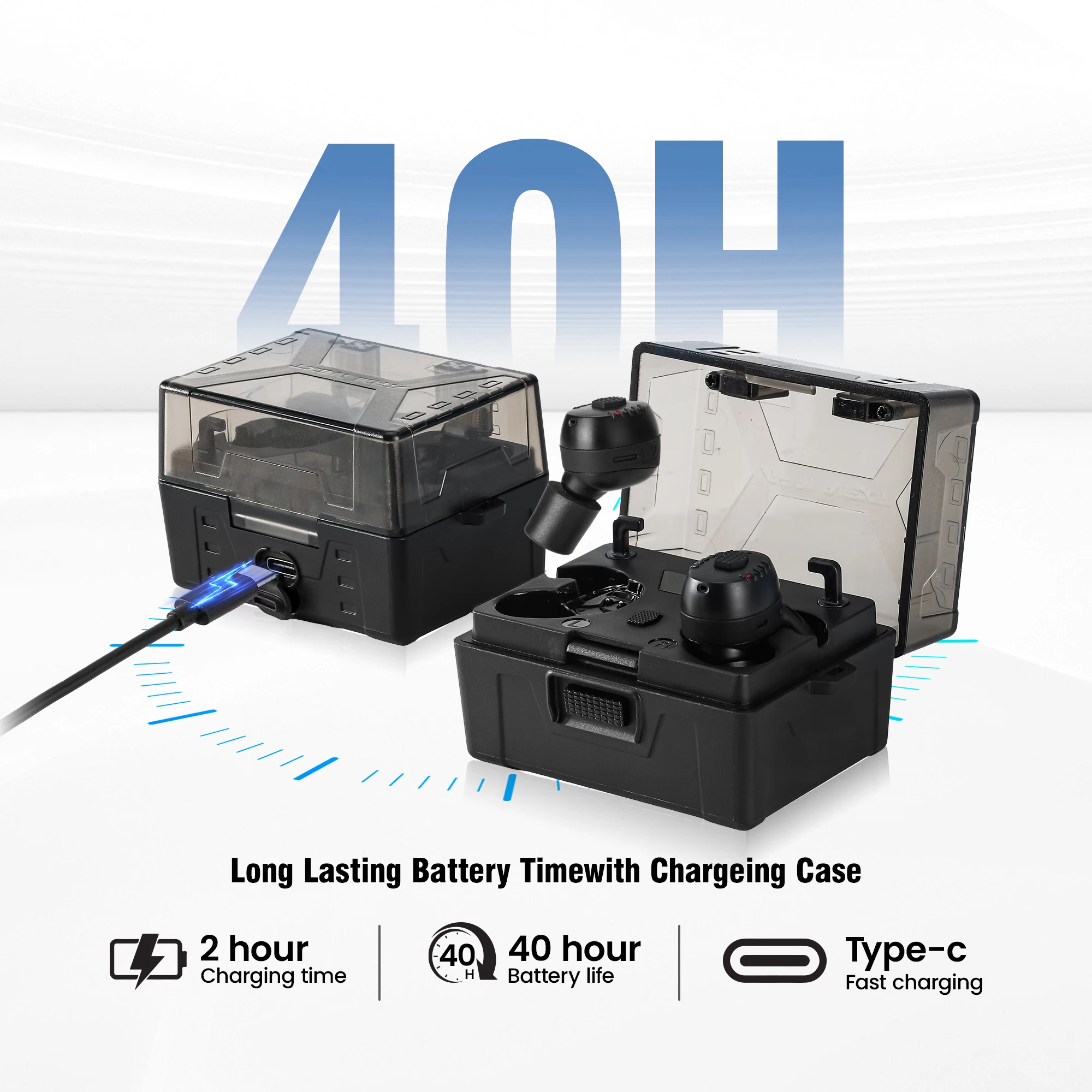 Bluetooth-Kopfhörer ARM NEXT E30 Schießtraining schützende taktische Ohrstöpsel elektronische Gehörschutz für den Außenbereich