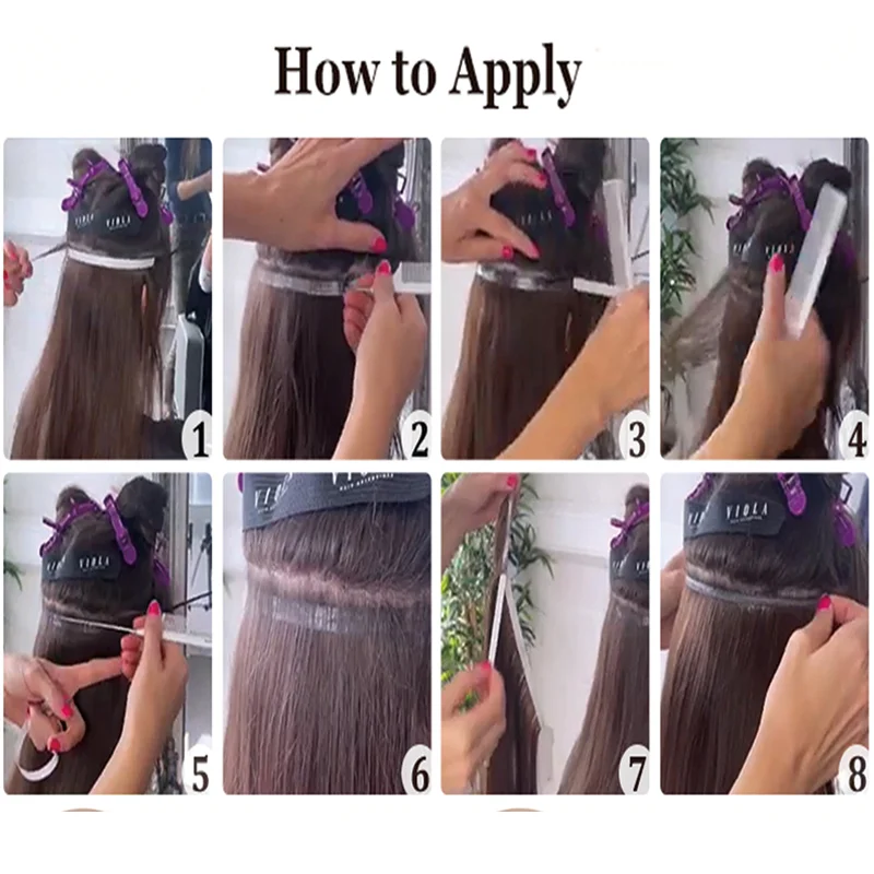 Sin pegamento costuras invisibles PU extensiones de cabello humano suave piel amigable material ligero 16 pulgadas 40g mechones naturales para mujeres aumentando volumen y longitud 7