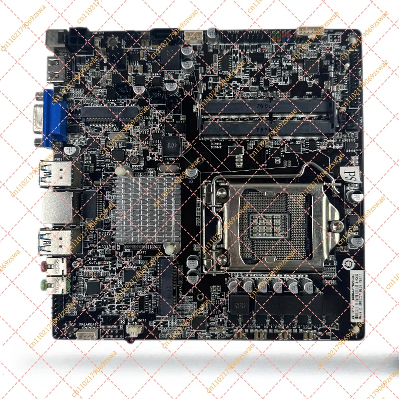 H110I Mini-ITX Motherboard LGA1151, Integrated Board for 6th 7th Gen CPU with DDR4 & DC Power