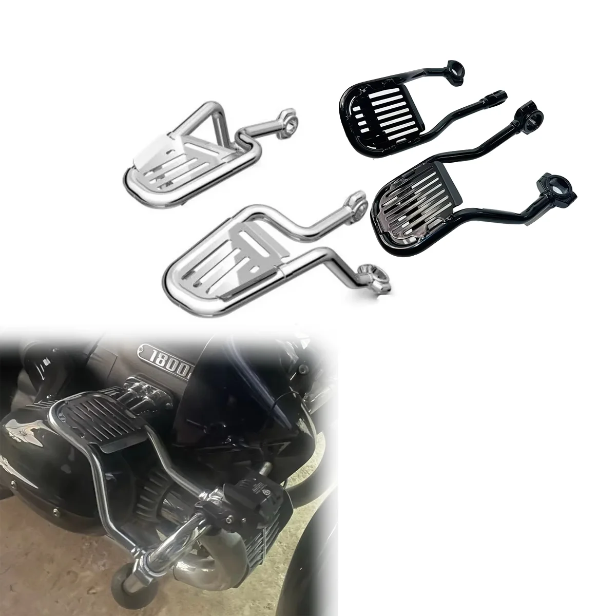 

Motorcycle Rider Leg Rest Leg Support Mount Kit Fit For BMW R 18 Classic 100 Years R18B R18 B/Roctane/Transcontinental 2020-2024