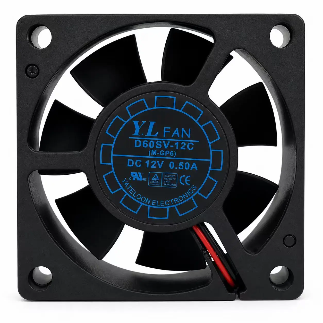 Original D80SH-12 80mm Fan DC 12V 0.30A 80x80x25mm 8025 Brushless Cooling Fan for PC Power Supply Cabinet Exhaust Cooler