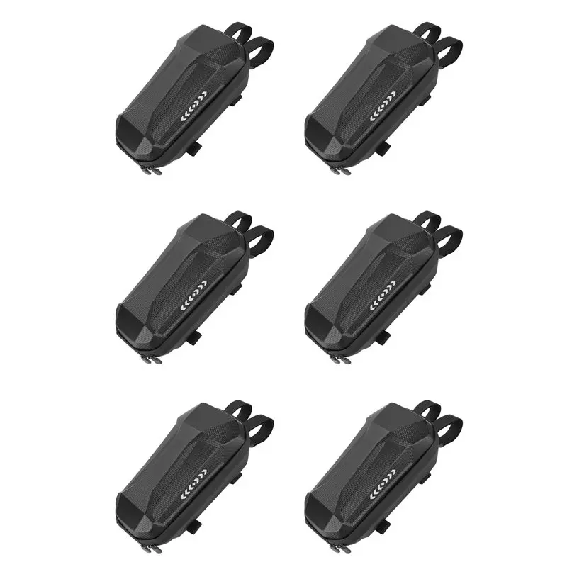 

【BIG SALE】6X Electric Scooter Front Bag Waterproof EVA Hard Shell Bags Reflective Handlebar Hanging Bag Storage Bag 2L
