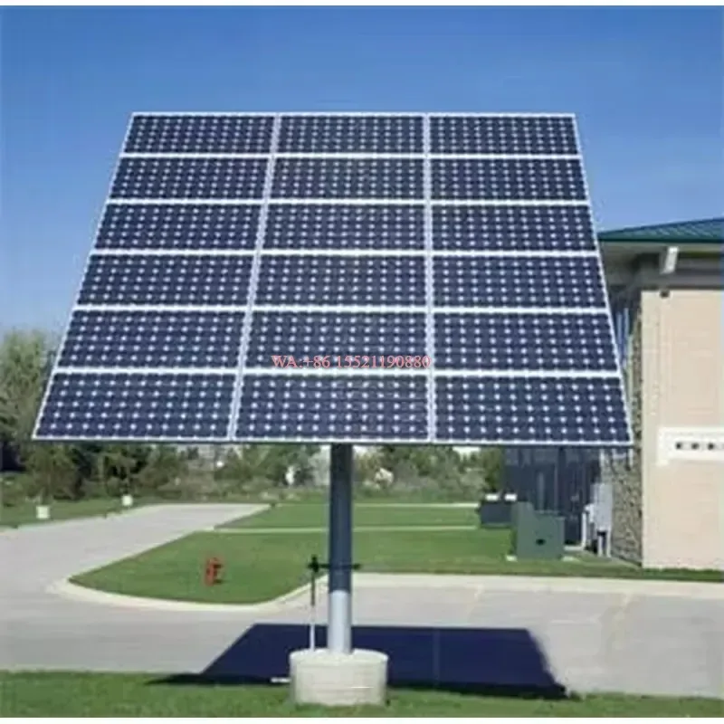 wmwmnu Mini Home Sun Tracking Solar Panel Mounting System Bracket Kit for Residential PV Module Adjustable Stand Support
