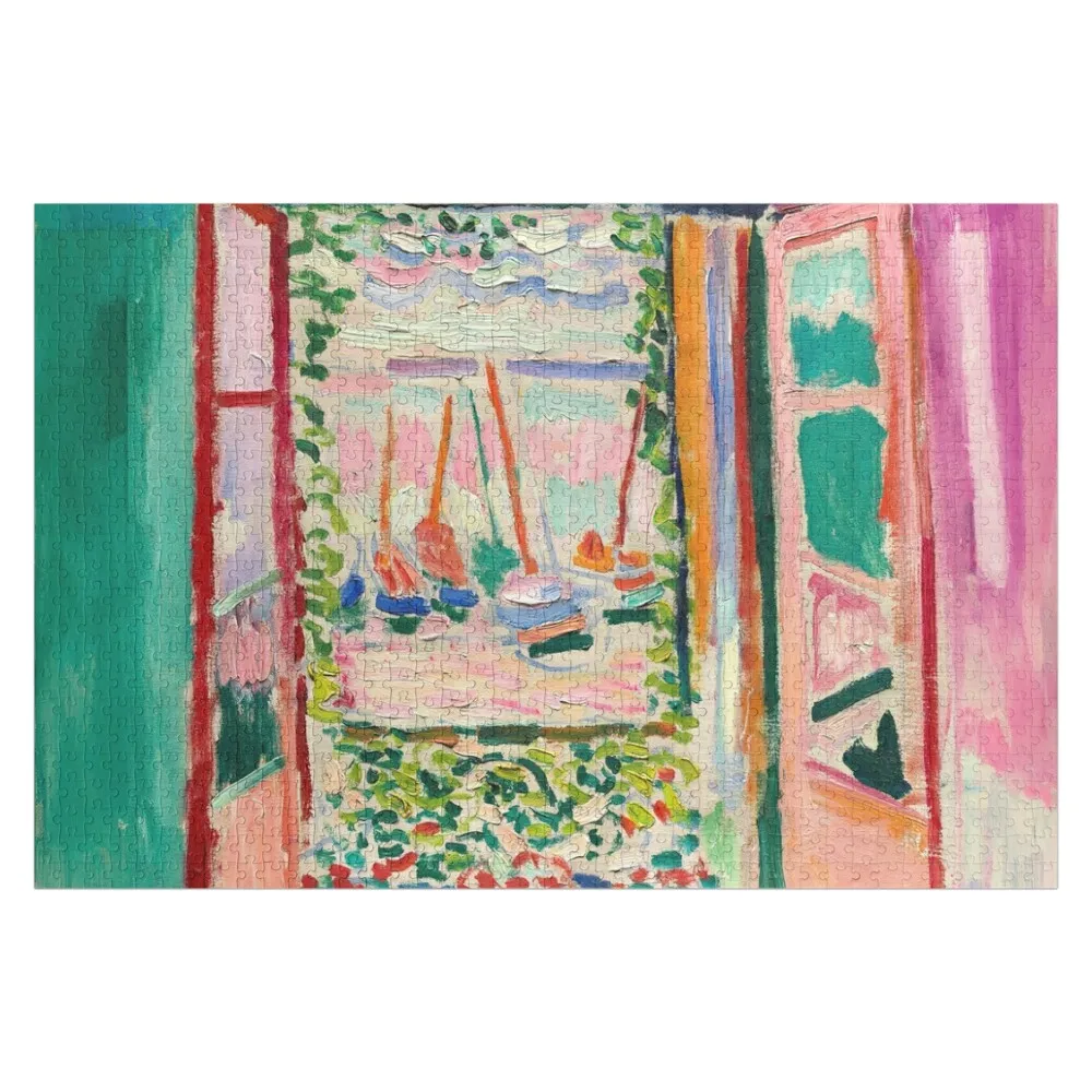 

Henri Matisse - Open Window Jigsaw Puzzle Personalised Name Custom Child Gift Wood Name Puzzle