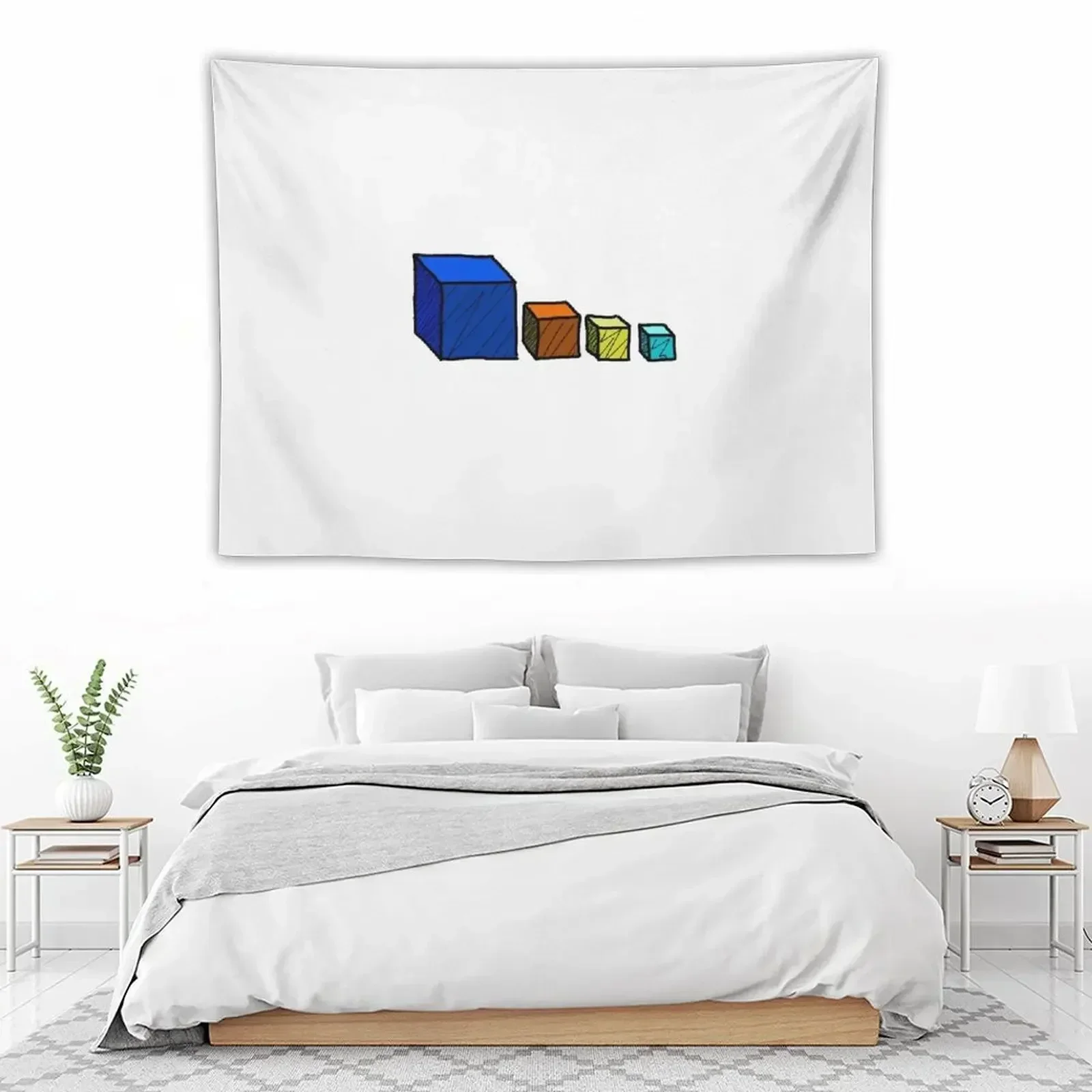 

Realm of the Mad God - Cube God Cubes Tapestry Wall Decoration Bathroom Decor Christmas Decoration Tapestry