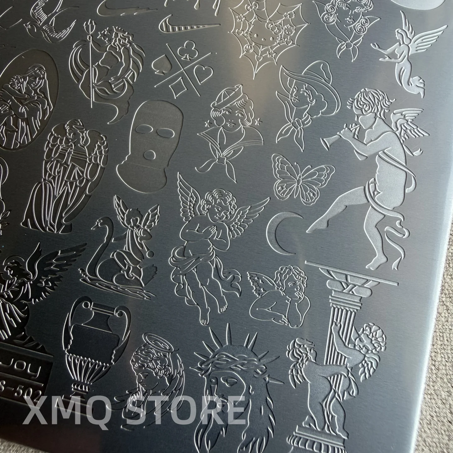 XMQ NAIL ART STAMPING PLATES HEARTS TEMPLATES ANGLE IMAGEPLATES