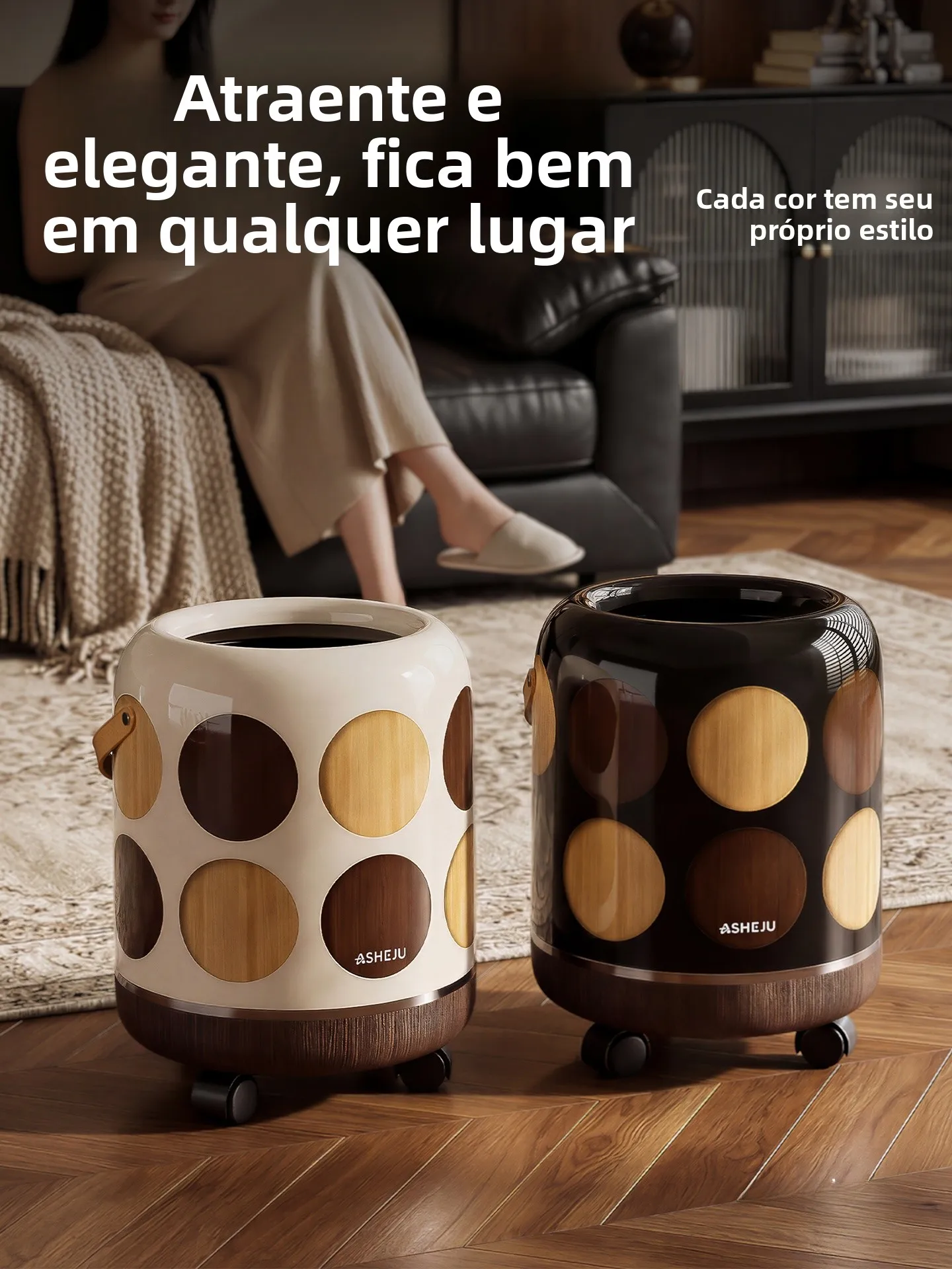 antique-style-double-barrel-trash-can-mobile-home-use-20l-capacity-bedroom-living-room-paper-basket-high-aesthetic-value