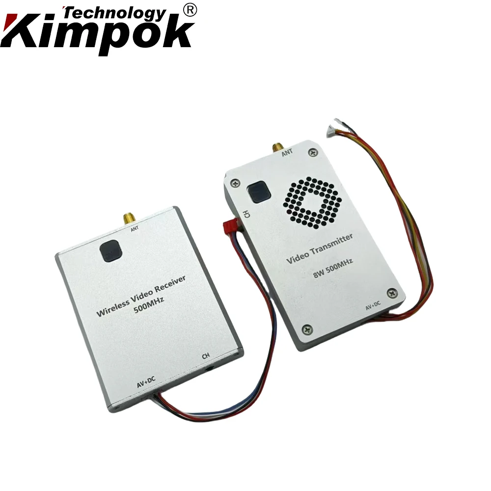 500Mhz 8W Fpv Wireless Video Transmitter and Receiver Video Link with 8 Channels