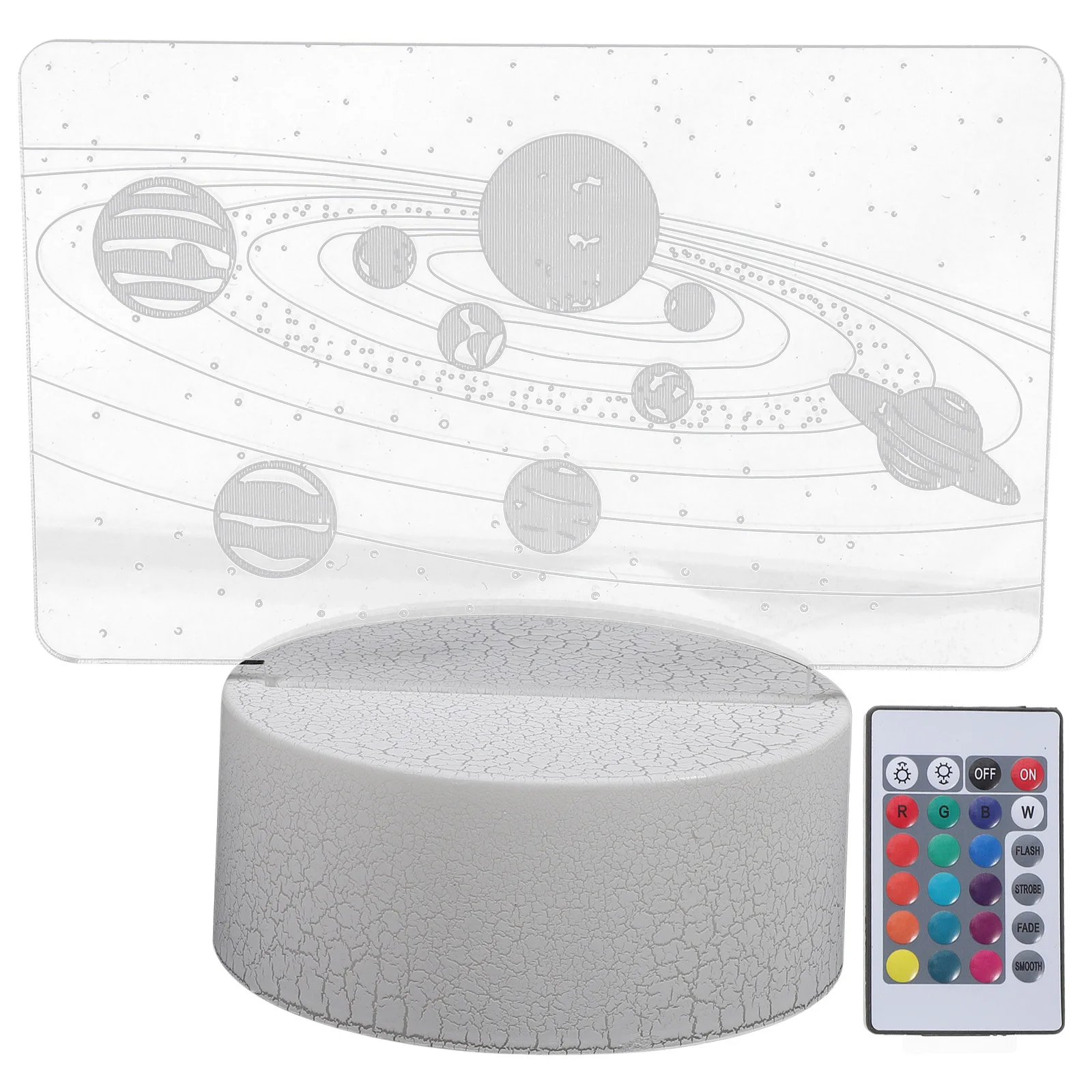 

3D Universe Night Light Acrylic Led Lamp For Kids Bedroom Decor Usb Charging Gift For Children Boys Girls Home Desk Decoration