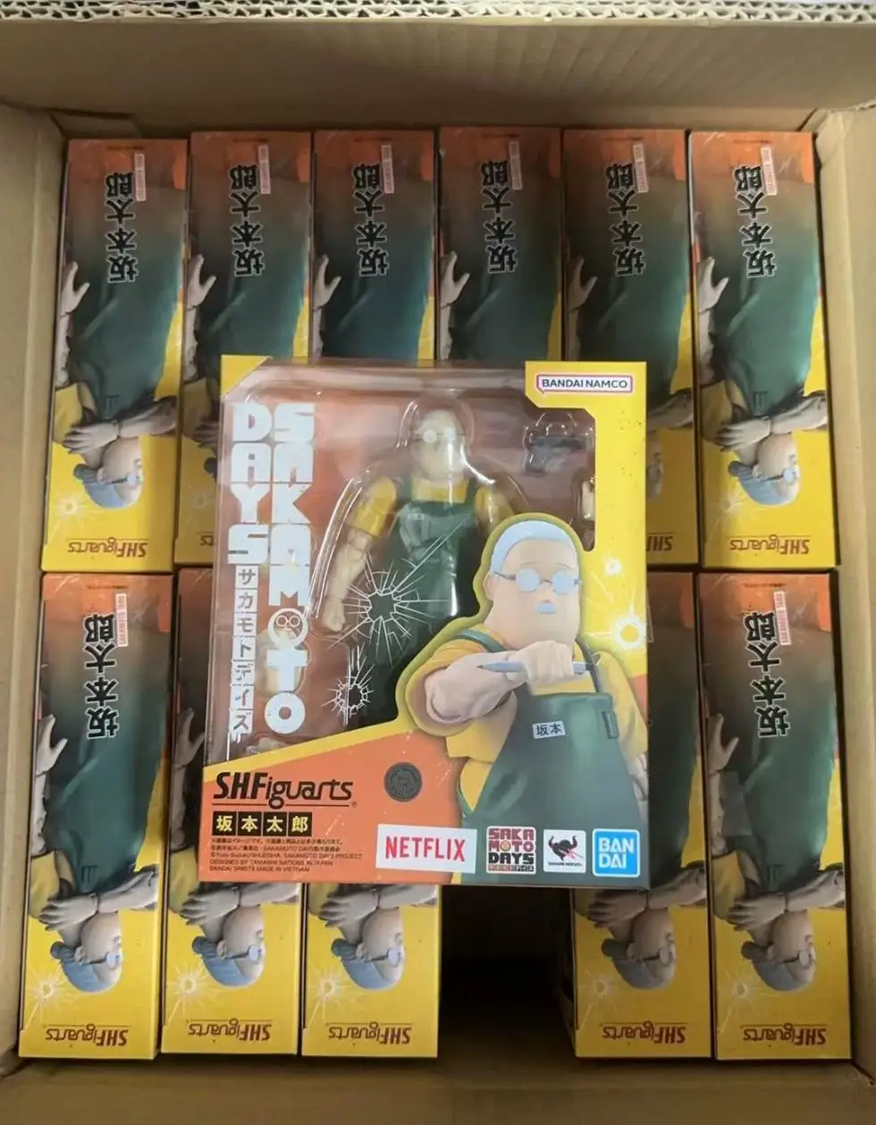بانداي مرخص رسميًا SAKAMOTO DAYS S.H.Figuarts Taro Sakamoto Shin Asakura الشكل لعبة مجسمة قابلة للجمع مفصلة للغاية