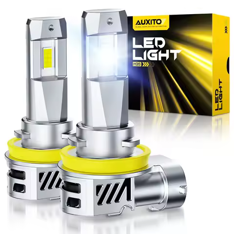 AUXITO 2Pcs 80W H8 H9 H11 LED Car Headlight Bulb Canbus 9005 HB3 LED Car Light For VW BMW Toyota Jeep Nissan Honda 6500K
