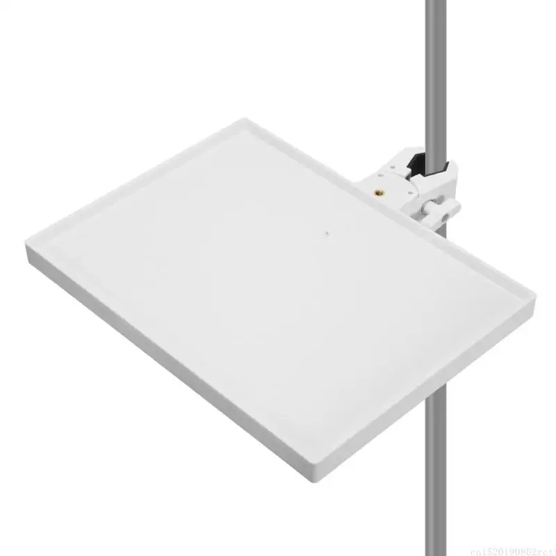 D5BB Double Purpose Microphones Stand Tray Shelf For Holding Mixer Controllers NonSlip Edges Design Lightweight Durability