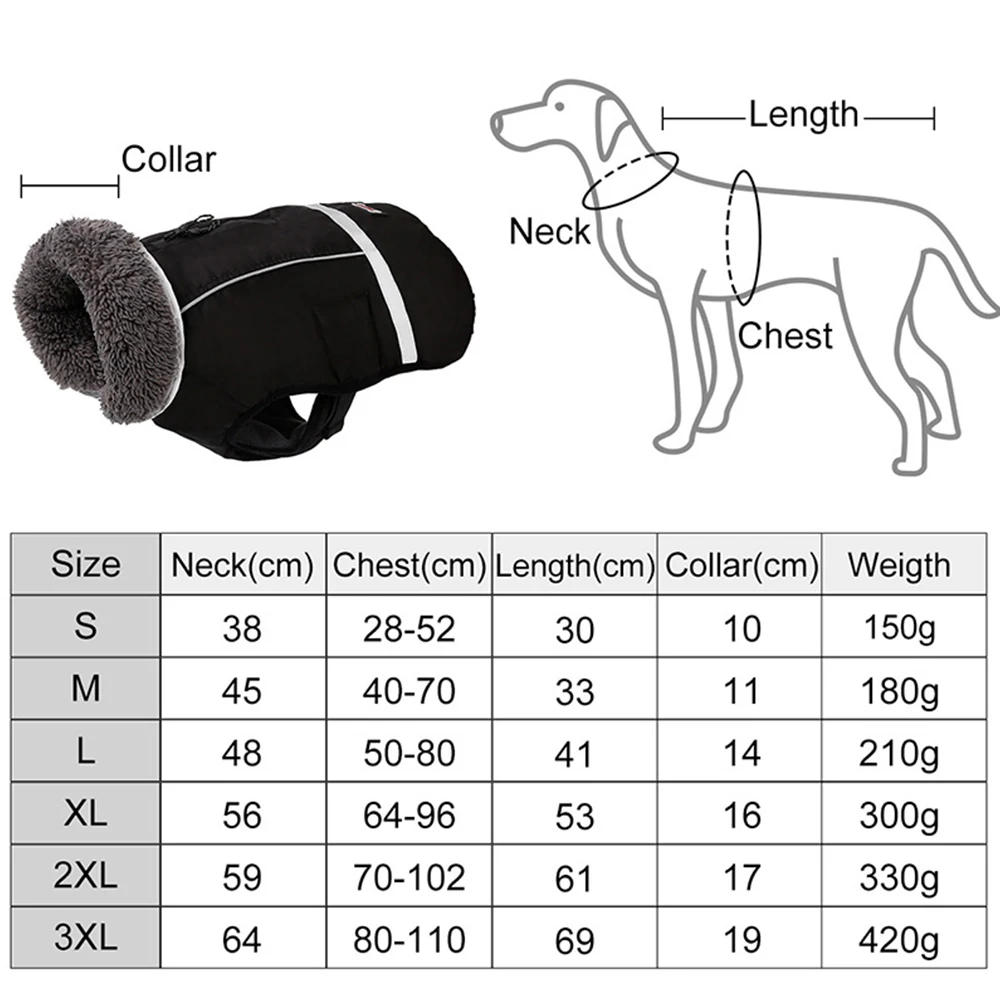 Waterproof Reflective Dog Coat J 6