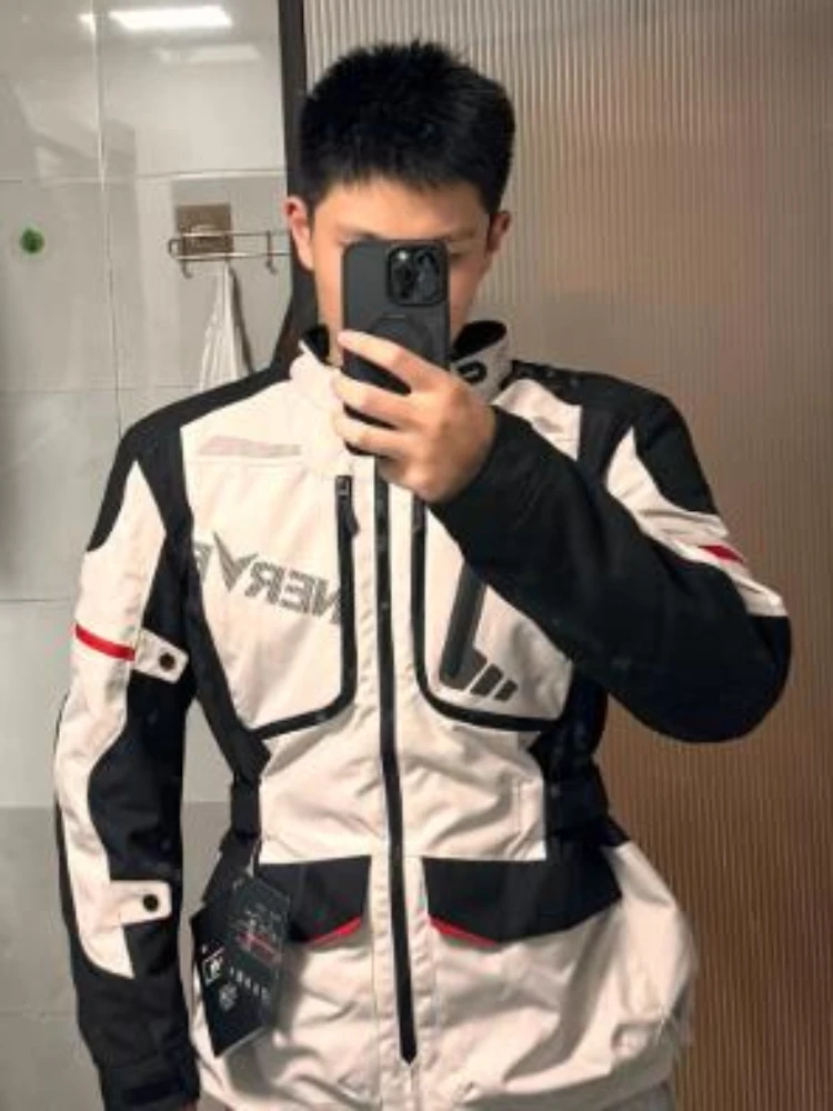 

NERVE Neverland Motorcycle Riding Suit Men's Motocross Pulling Rally Race Winter Warm Resistant Waterproof Fall Resistant Jacket