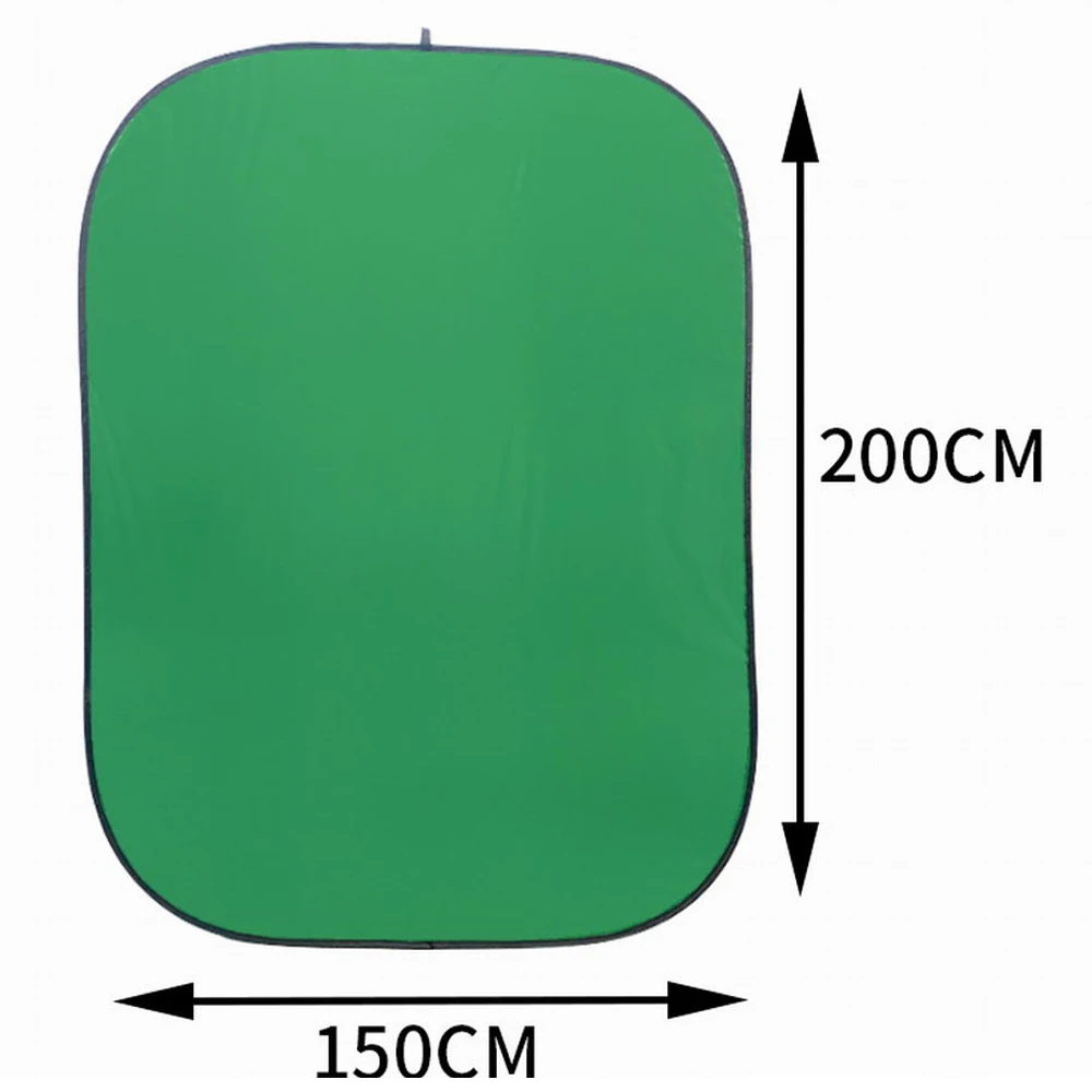 

Heavy-Duty 56" Green Screen Reflector - Steel Spring Frame, Non-Reflective Surface - Folds Compact W/pouch for Studio/travel