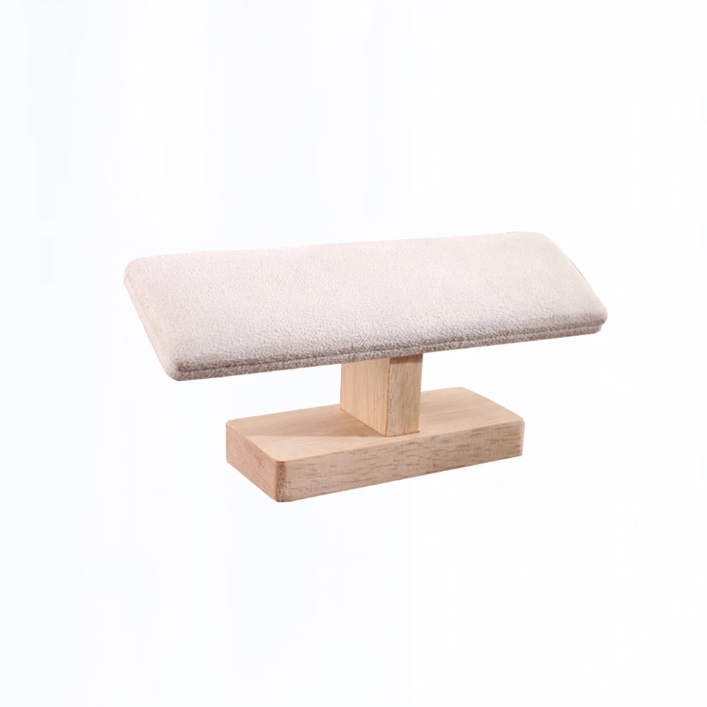 

Jewelry Display Stand Rack Organizer Shoulder Pads Shaped Bamboo Bracelet Travel