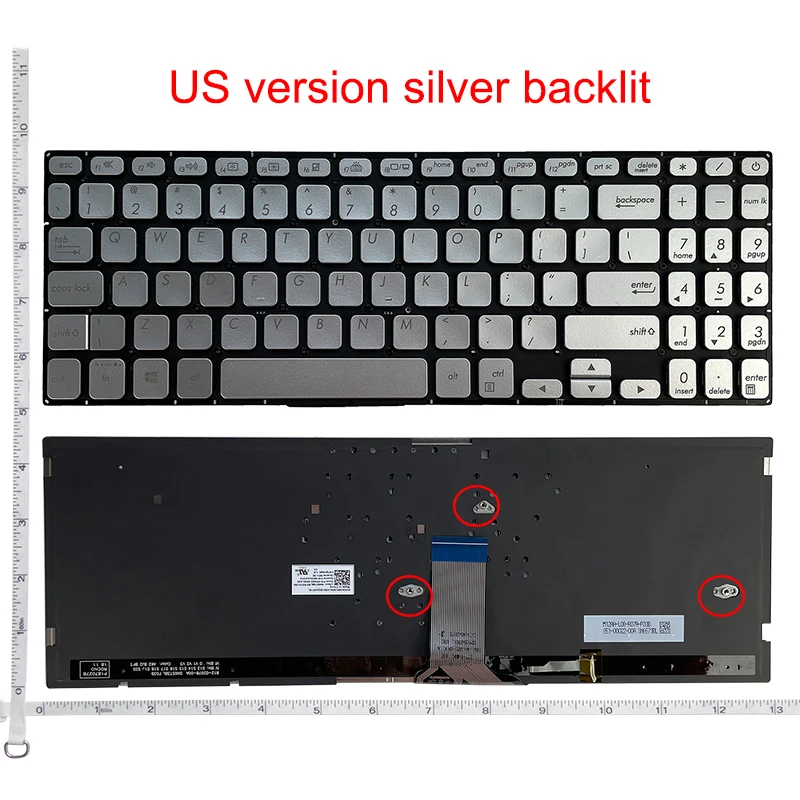 US/UK/RU Backlit Laptop keyboard for ASUS S530 S530U S530F S15 S530UA S530UN S5300 S5300F S5300FN S5300U S5300UN X530M X530