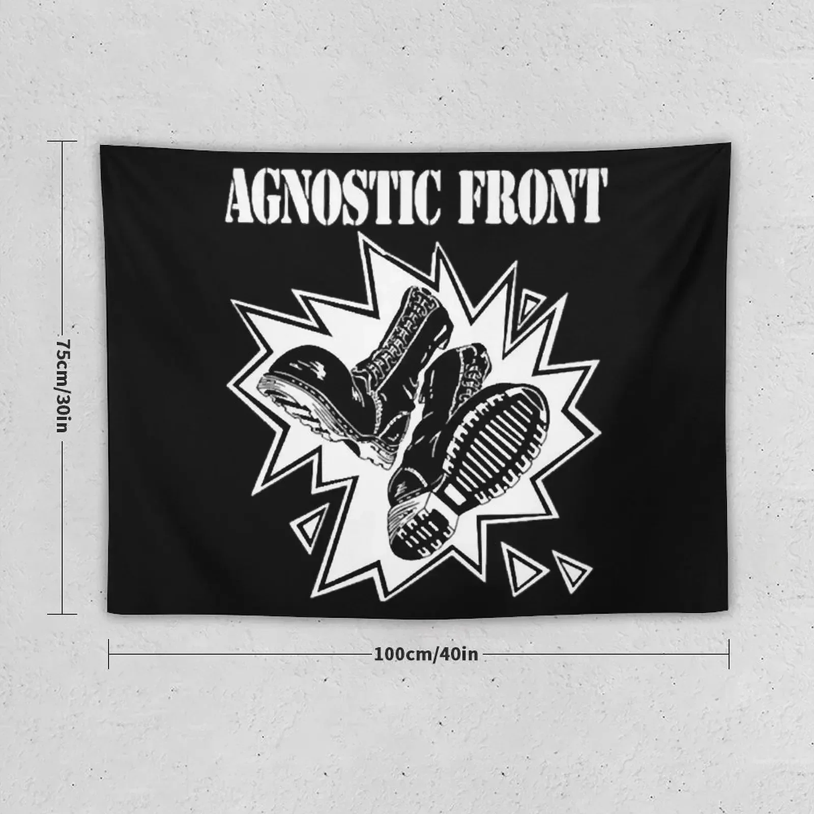 Agnostic kick T-Shirt Tapestry Aesthetic Room Decoration Wall Coverings Wall Hanging Wall Room Decoration Aesthetic Tapestry