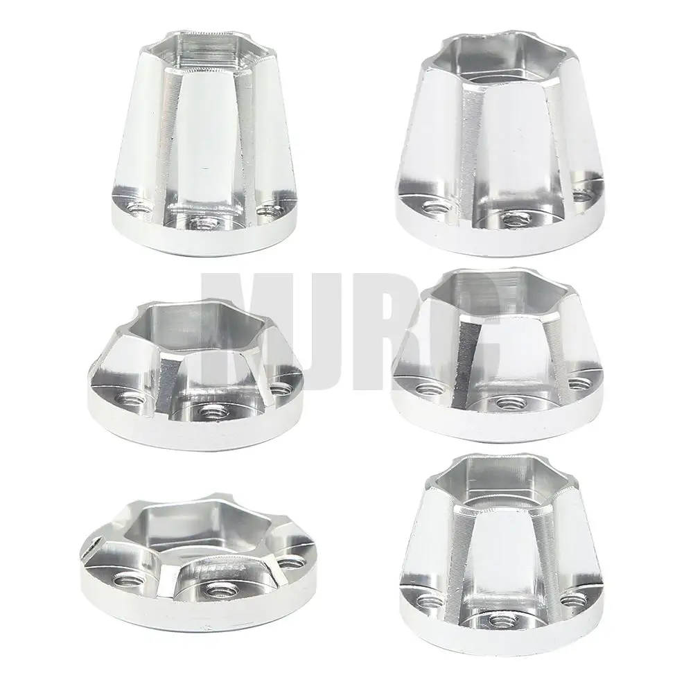 

MJRC 1.9 / 2.2" wheel adapter aluminum hex wheel nut 8/11/14/17.5 / 20 / 24mm Adapter SCX10 VP RC tracked vehicle spare parts