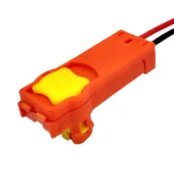 1/5/10Set 2 Ways Automobile Unsealed Adapters Car Steering Wheel Electric Wire Cable Socket Auto Electrical Connector For Toyota