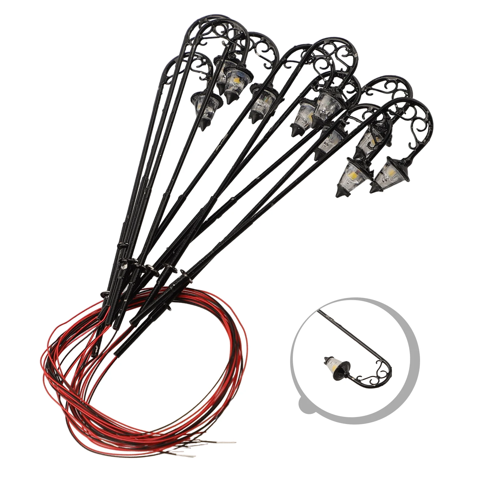 Kit H0 Gauge Light LED Lamps Making Bonsai Decorations Model Park Lanterns Set & Resistors 10* New Kit H0 Gauge