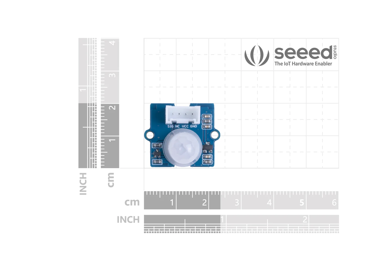 Seeed studio grove digitaler pir bewegungs sensor (12m)