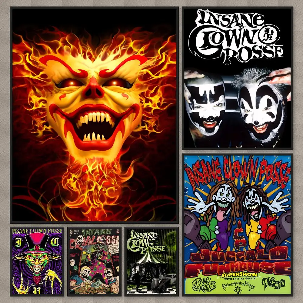 Band l-Insane clown posse Hokus Pokus Poster HD Wall Art Home Decor Waterproof Print Bedroom Garage Party Gift