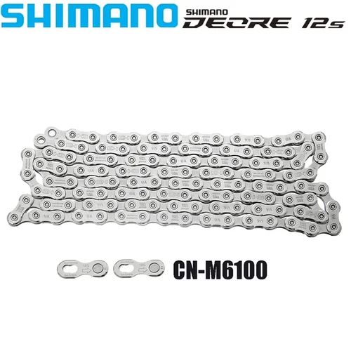 Imagen 2 del producto SHIMANO DEORE SLX XT XTR M6100 M7100 M8100 M9100 cadena de 12 velocidades para bicicleta de montaña 12S piezas de bicicleta de montaña con enlace rápido Original