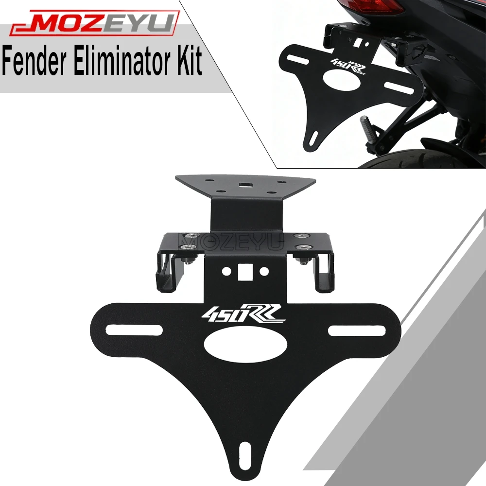 

For KOVE 450RR 2024 2025 2026 450 RR License Plate Holder Bracket Motorcycle Rear License Plate Aluminum Fender Eliminator Kit
