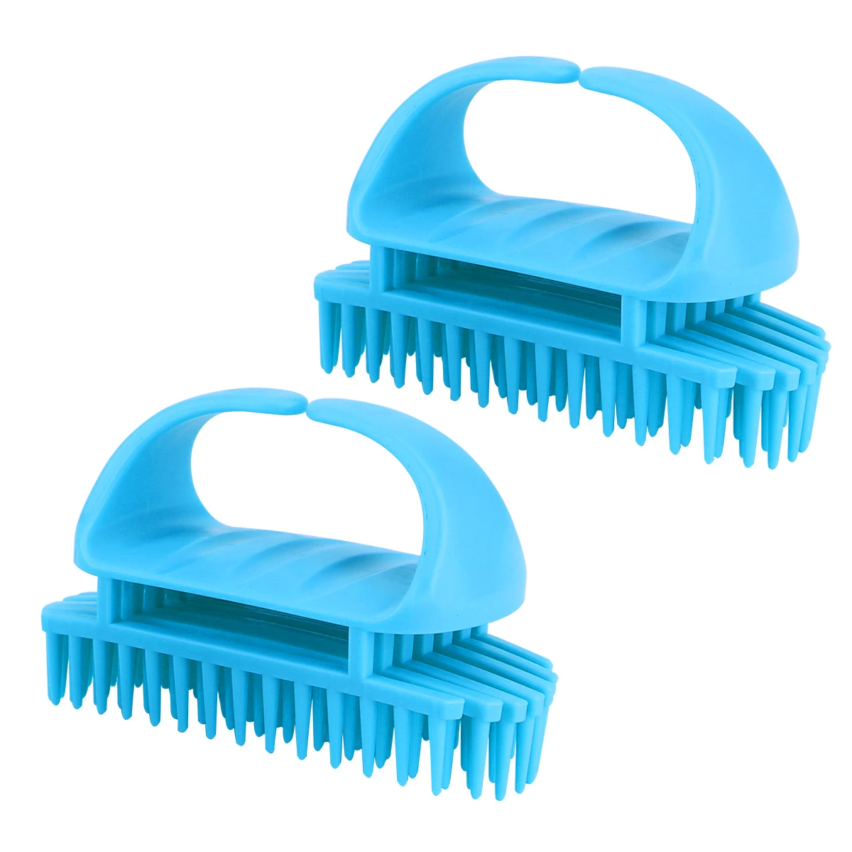 

Brush Shampoo Scalp Scrub Head Cleaning Massage Multifunction Blue Abs Hair Hairbrush