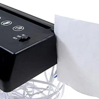 Portable Mini Paper Shredder Electric USB Battery Operated Shredder Documents Paper Cutting Tool for Home Office 2